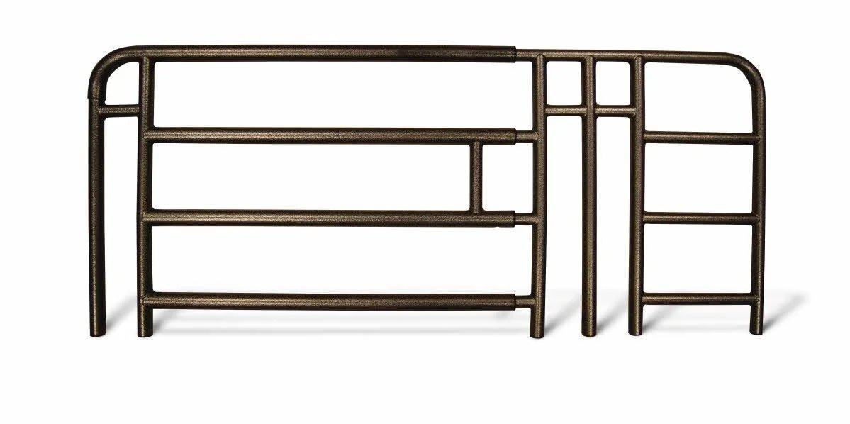 Medline Adjustable Full - Length Bed Rails – Pair - Border Sleep