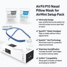 AirFit P10 Nasal Pillow Mask for AirMini Setup Pack - Border Sleep