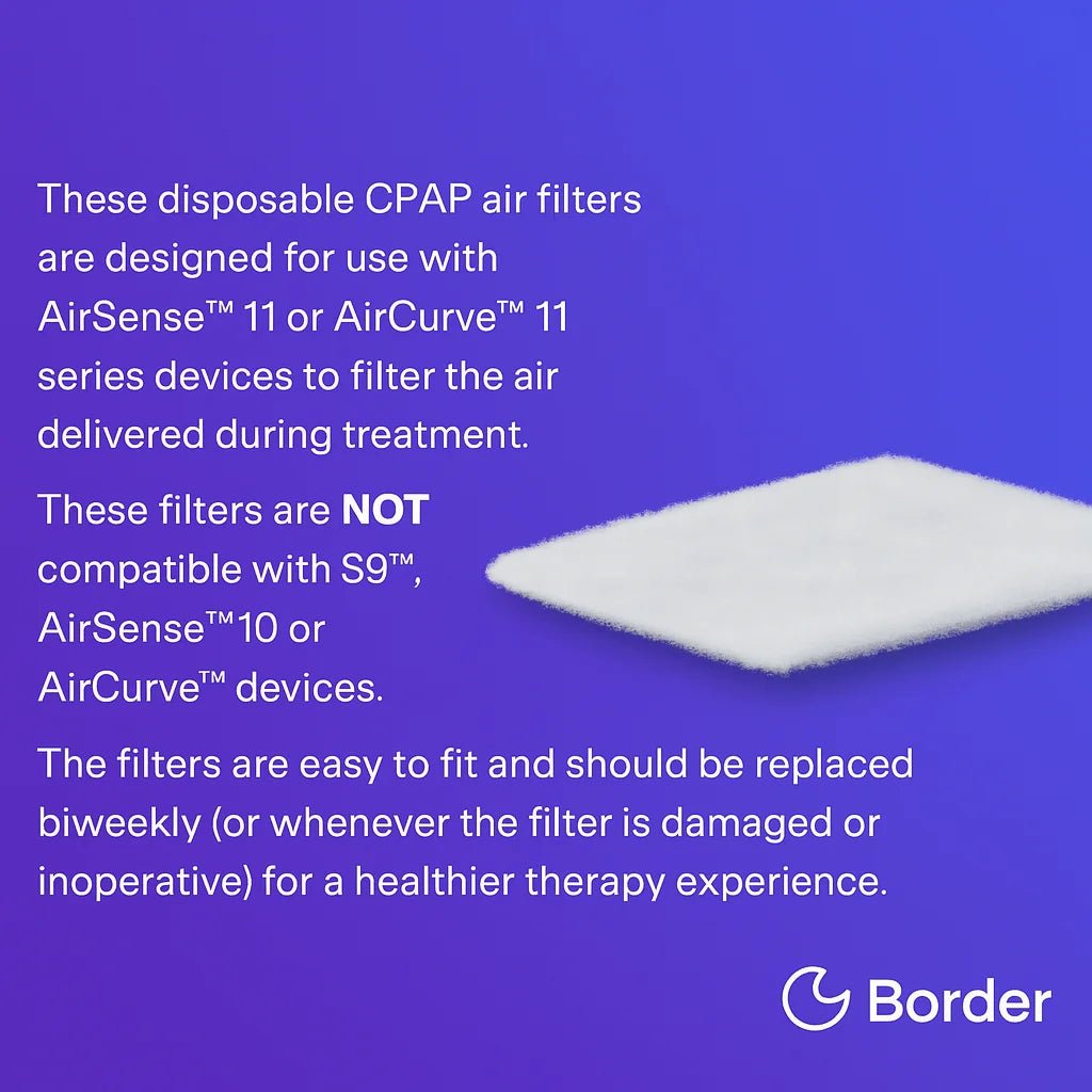 AirSense™ 11 Standard Disposable Filters – Air11™ - Border Sleep