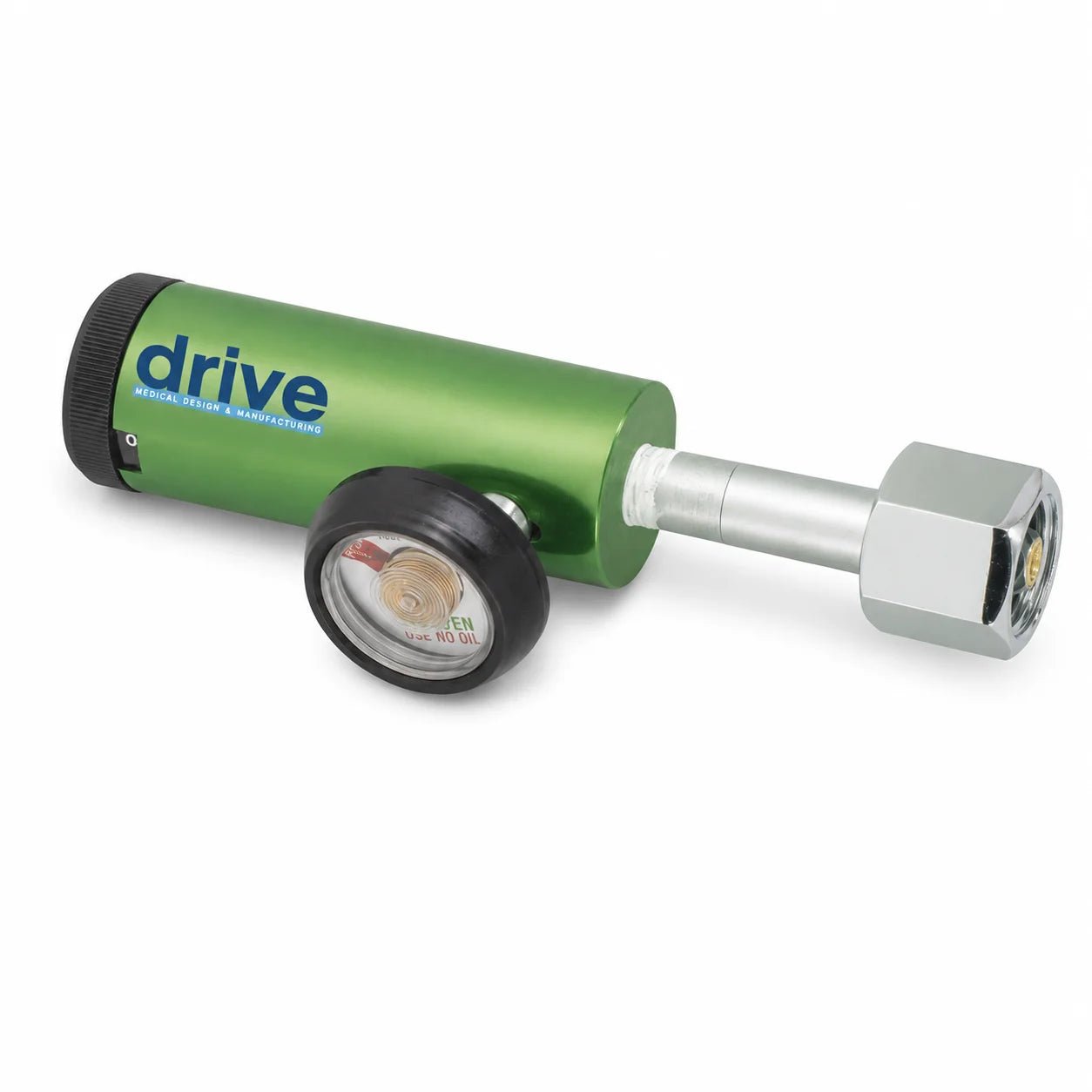 Drive Medical 15 LPM Oxygen Regulator – CGA 870 Barb Outlet - Border Sleep