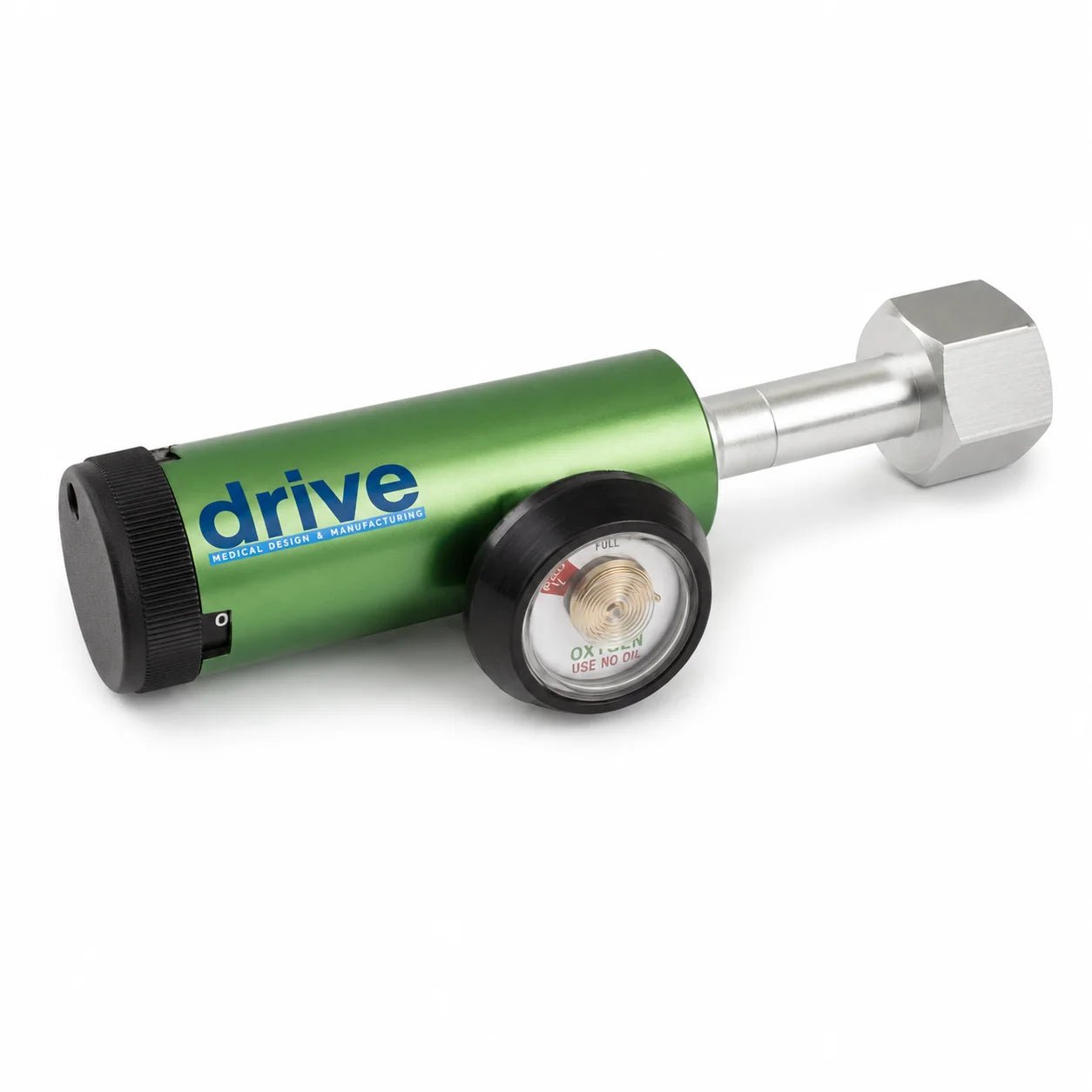 Drive Medical 15 LPM Oxygen Regulator – CGA 870 Barb Outlet - Border Sleep