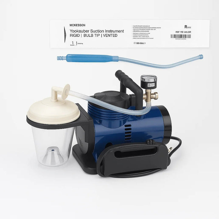 Heavy - Duty Suction Machine with Yankauer Included - Border Sleep
