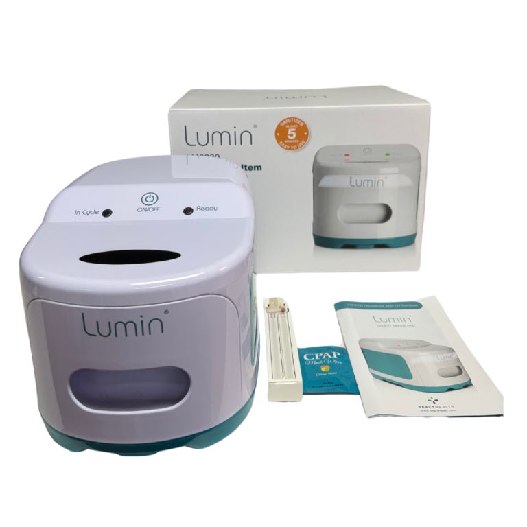 Lumin Multipurpose UVC Cleaner | CPAP & Household Sanitizing Device - Border Sleep