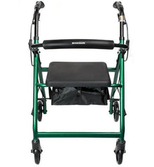 McKesson Lightweight Rollator – Folding Walker with Seat - Border Sleep