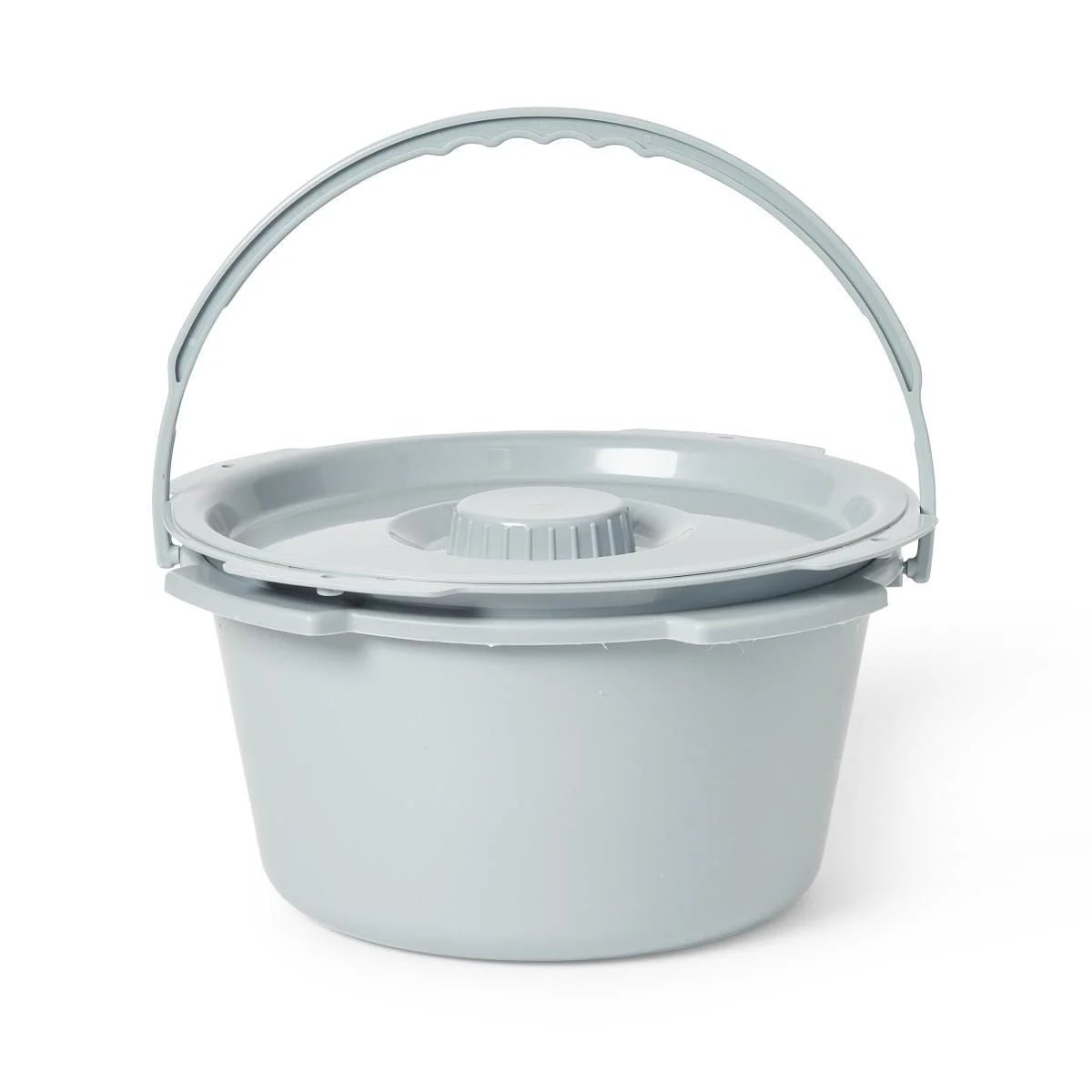 Medline 3 - in - 1 Folding Steel Commode – 350 lb Capacity - Border Sleep