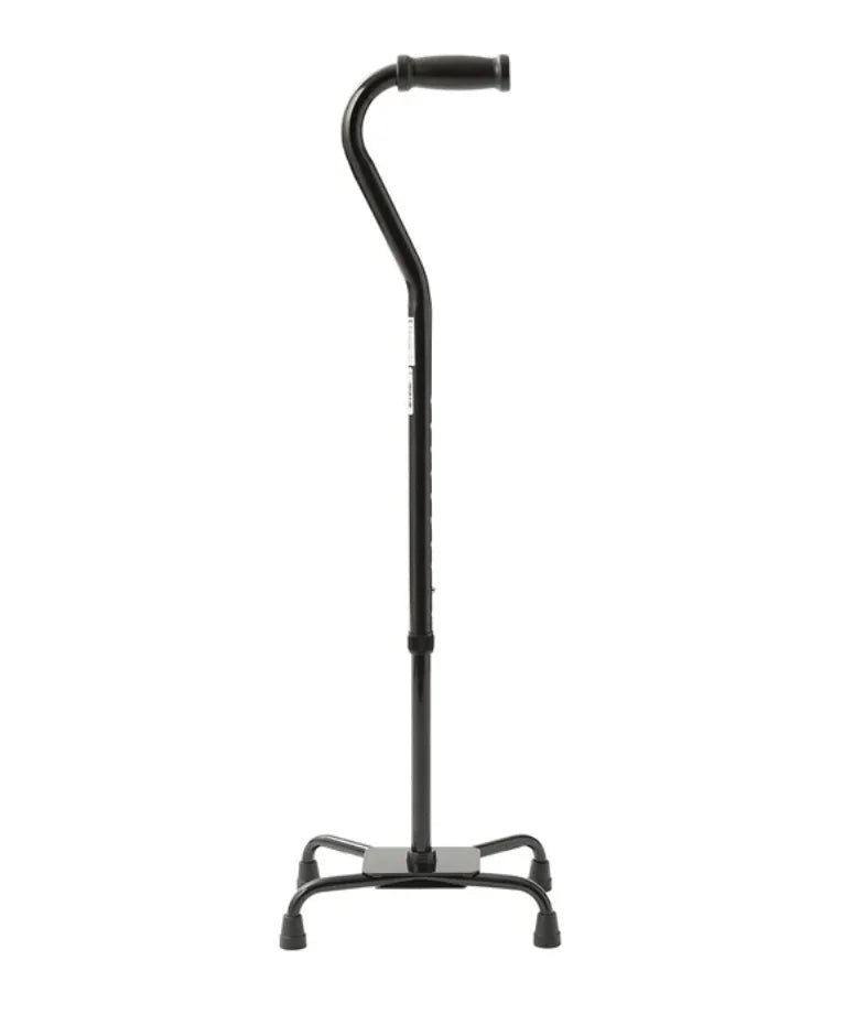 Medline Bariatric Quad Cane – Small Base, 500 lb Capacity - Border Sleep