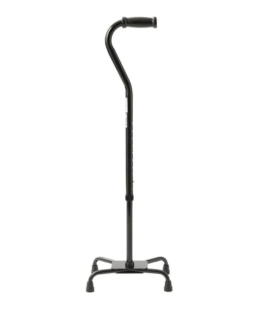 Medline Bariatric Quad Cane – Small Base, 500 lb Capacity - Border Sleep