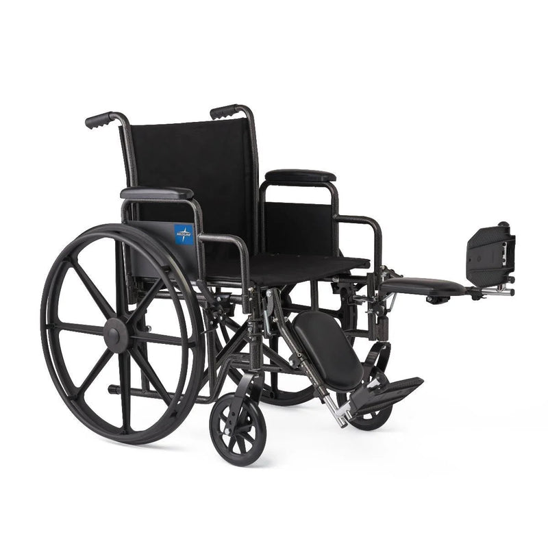 Silla de ruedas Medline Guardian K1: varios tamaños de asiento
